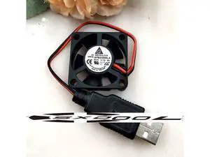 DELTA AFB03505LA 5V 0.11/0.09A 35*35*10 hard disk box graphics card fan 3510 2-wire USB plug DELTA AFB03505LA 5V 0.11/0.09A 35*35*10 hard disk box graphics card fan 3510 2-wire USB plug