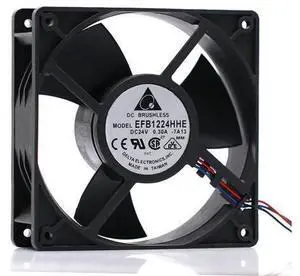 EFB1224HHE 120mm DC 24V Server Cooling Fan Delta 12038 12cm High Speed Air Volume Inverter Cooling Fan EFB1224HHE 120mm DC 24V Server Cooling Fan Delta 12038 12cm High Speed Air Volume Inverter Cooling Fan
