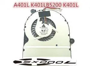New For ASUS A401L K401LB5200 K401LB V405L A401U laptop fan New For ASUS A401L K401LB5200 K401LB V405L A401U laptop fan