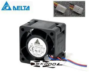 Original Delta 4CM 4028 12V 0.87A TFB0412EHN Server violence fan 15000RPM 3-wire 3-pin Original Delta 4CM 4028 12V 0.87A TFB0412EHN Server violence fan 15000RPM 3-wire 3-pin