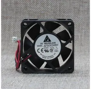 Delta 6CM 6 cm 6025 24V AFB0624SH 0.21A inverter fan cooling fan 2-Wire 2-pin 6000rpm Delta 6CM 6 cm 6025 24V AFB0624SH 0.21A inverter fan cooling fan 2-Wire 2-pin 6000rpm
