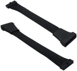 (2-Pack) Small Mini USB 3.0 19 Pin Internal Extension Header Adapter Cable for Motherboard 5.9-inch(15cm) (2-Pack) Small Mini USB 3.0 19 Pin Internal Extension Header Adapter Cable for Motherboard 5.9-inch(15cm)