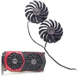 1 pair PLD10010S12HH FOR MSI Radeon RX480 580 GTX1080Ti 1070 Graphics Card Cooler Fan 12V 1 pair PLD10010S12HH FOR MSI Radeon RX480 580 GTX1080Ti 1070 Graphics Card Cooler Fan 12V
