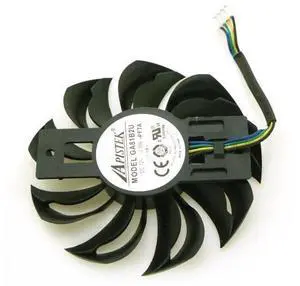 75mm APISTEK GA81B2U -PFTA 12V 0.38A 4Pin VGA Fan For RX560 RX460 Dataland POWERCOLOR RX cooler 75mm APISTEK GA81B2U -PFTA 12V 0.38A 4Pin VGA Fan For RX560 RX460 Dataland POWERCOLOR RX cooler