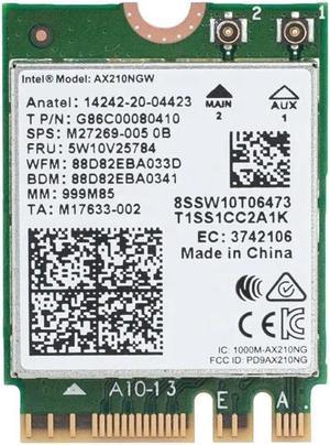 ZZ371637 AX210NGW Wi-Fi 6E + Bluetooth 5.2 Adapter for Intel Computer Laptop