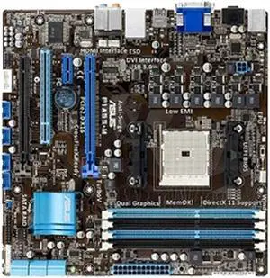 ASUS F1A55-M Socket FM1 DDR3 64GB Micro ATX Motherboard