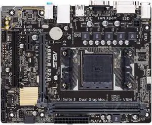 ASUS A58M-E R2.0 Socket FM2/FM2+ DDR3 32GB Micro ATX Motherboard