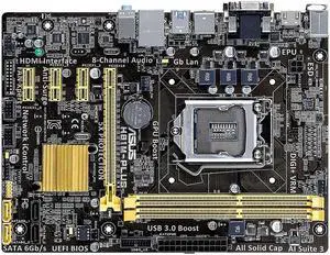 ASUS H81M-PLUS LGA 1150 DDR3 16GB Micro ATX Motherboard