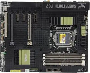 ASUS SaberTooth P67 LGA 1155 DDR3 32GB ATX Motherboard