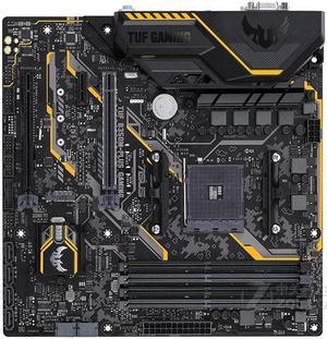 ASUS TUF B350M-PLUS GAMING Socket AM4 DDR4 64GB Micro ATX Motherboard