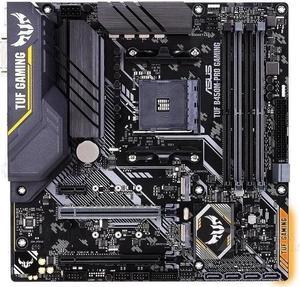 ASUS TUF B450M-PRO GAMING Socket AM4 DDR4 64GB Micro ATX Motherboard
