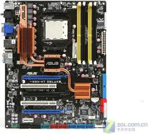 ASUS M3N-HT Deluxe/Mempipe Socket AM2/AM2+ DDR2 8GB ATX Motherboard