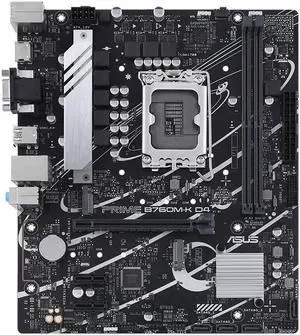 ASUS PRIME B760M-K D4 LGA 1700 DDR4 64GB Micro ATX Motherboard