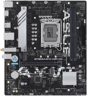 ASUS B760M-AYW WIFI D4 LGA 1700 DDR4 64GB Micro ATX Motherboard