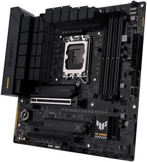 ASUS TUF GAMING B760M-PLUS WIFI D4 LGA 1700 DDR4 128GB Micro ATX Motherboard