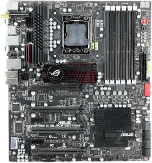 ASUS Rampage III Black Edition LGA 1366 DDR3 48GB E-ATX Motherboard
