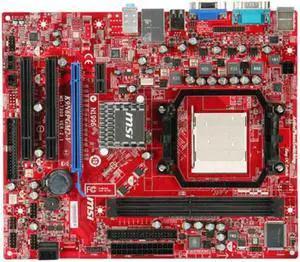 MSI K9N6PGM2-V2 NVIDIA NF6100-430 Socket AM2+/AM2 DDR2 8GB Micro ATX Motherboard