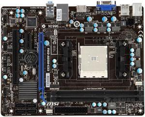 MSI FM2-A55M-E33 AMD A55 Socket FM2 DDR3 32GB Micro ATX Motherboard