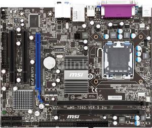 MSI G41M-P28 Intel G41 LGA 775 DDR3 8GB Micro ATX Motherboard