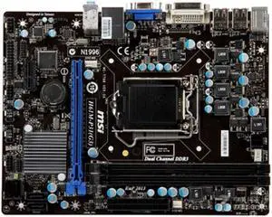 MSI H61M-P31(G3) Intel H61 LGA 1155 DDR3 16GB Micro ATX Motherboard