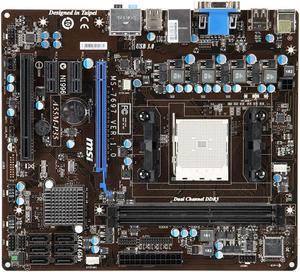 MSI A55M-P35 AMD A55 Socket FM1 DDR3 16GB Micro ATX Motherboard