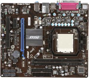 MSI NF725GM-P31 nVIDIA nForce 7025-630a Socket AM3 DDR3 16GB Micro ATX Motherboard