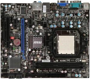 MSI 760GM-P33 AMD 760G Socket AM3 DDR3 8GB Micro ATX Motherboard