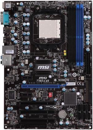 MSI 770T-C45 AMD 770 Socket AM2/AM2+ DDR2 8GB ATX Motherboard