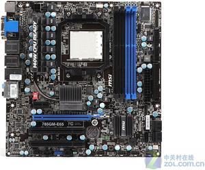 MSI 785GM-E65 AMD 785G Socket AM3 DDR3 16GB Micro ATX Motherboard