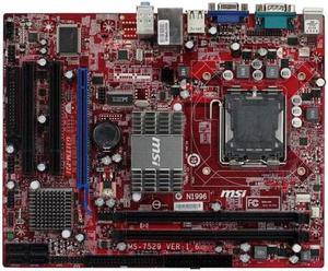 MSI G31TM-P21 Intel G31 LGA 775 DDR2 8GB Micro ATX Motherboard