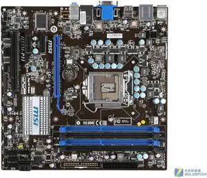 MSI H55M-P31 Intel H55 LGA 1156 DDR3 16GB Micro ATX Motherboard
