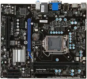 MSI H55M-E21 Intel H55 LGA 1156 DDR3 8GB Micro ATX Motherboard