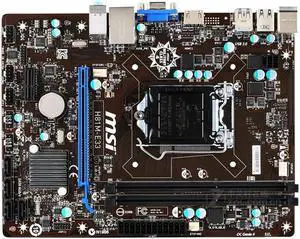 MSI H81M-E33 Intel H81 LGA 1150 DDR3 16GB Micro ATX Motherboard