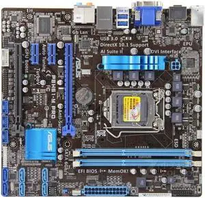 ASUS P8H61-M PRO LGA 1155 DDR3 16GB Micro ATX Motherboard