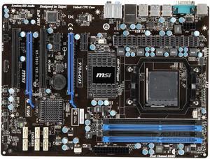 MSI 970A-G45 AMD 970 Socket AM3+/AM3 DDR3 32GB ATX Motherboard