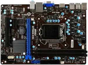 MSI B75MA-E31 Intel B75 LGA 1155 DDR3 16GB Micro ATX Motherboard