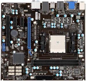 MSI FM2-A75MA-E35 AMD A75 Socket FM2 DDR3 32GB ATX Motherboard