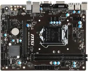 MSI H81M-P33 PLUS Intel H81 LGA 1150 DDR3 16GB Micro ATX Motherboard