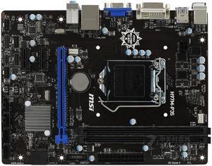 MSI H97M-P35 Intel H97 LGA 1150 DDR3 16GB Micro ATX Motherboard