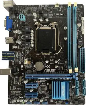ASUS P8H61-M LX3 PLUS R2.0 LGA 1155 DDR3 16GB Micro ATX Motherboard