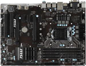 MSI B150 PC MATE Intel B150 LGA 1151 DDR4 64GB ATX Motherboard