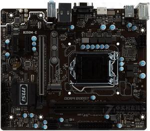 MSI B250M-E Intel B250 LGA 1151 DDR4 32GB Micro ATX Motherboard