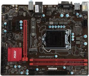 MSI B250M G1 GAMER Intel B250 LGA 1151 DDR4 32GB Micro ATX Motherboard