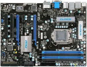 MSI H55-GD65 Intel H55 LGA 1156 DDR3 16GB ATX Motherboard
