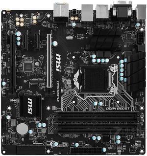 MSI Z170M MORTAR Intel Z170 LGA 1151 DDR4 64GB Micro ATX Motherboard