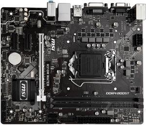 MSI H310M WATER Intel H310 LGA 1151 DDR4 32GB Micro ATX Motherboard