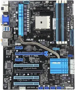 ASUS F1A75-V PRO Socket FM1 DDR3 64GB ATX Motherboard