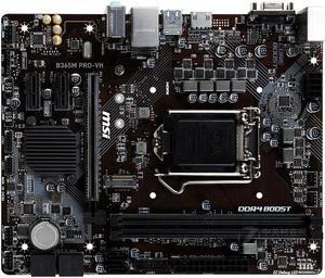 MSI B365M PRO-VH Intel B365 LGA 1151 DDR4 32GB Micro ATX Motherboard