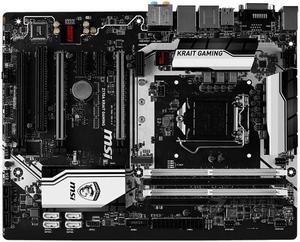 MSI Z170A KRAIT GAMING Intel Z170 LGA 1151 DDR4 64GB ATX Motherboard