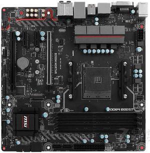 MSI B350M MORTAR AMD B350 Socket AM4 DDR4 64GB Micro ATX Motherboard